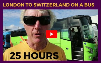 25 hours on a bus from London to Switzerland