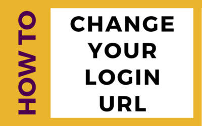 Change your WordPress login address